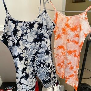 One piece tie dye 🧡 sz small